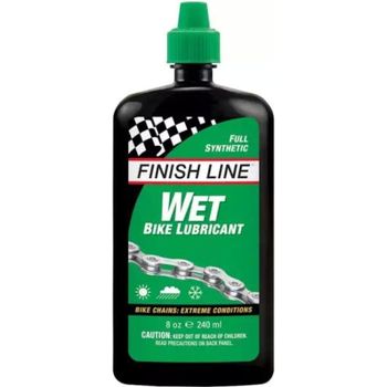 Finish Line USA Wet Lube Bicycle Chain Bike Lubricant 240ml