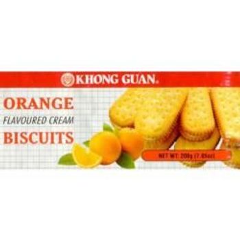 Khong Guan Sandwich Biscuits - Orange 200g