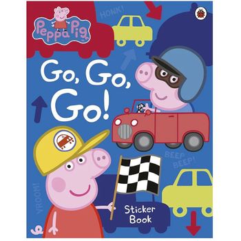 Ladybird Peppa Pig Go Go Go Vehicles Sticker Book