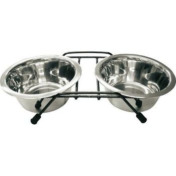 Marukan Pet Twin Tableware for Dogs and Cats