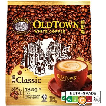 Old Town 3 in 1 Instant White Coffee - Classic 13 x 38g