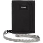 Pacsafe RFID safe V125 RFID Blocking Trifold Wallet Black