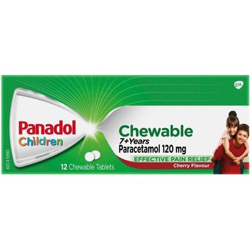 Panadol Children Chewable 7 Plus 120mg