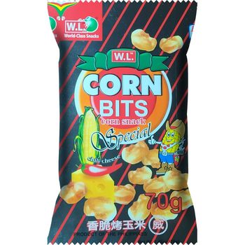 WL Foods Corn Bits Special Chili Cheese Flavor 70g