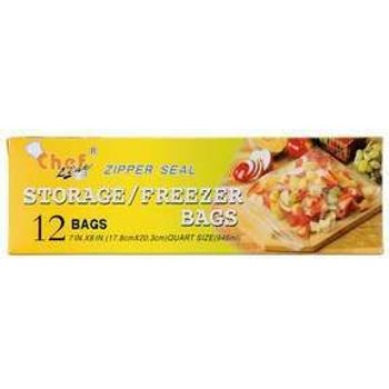 Chef Line Zipper Seal Storage Bags 70g