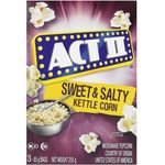 ACT II Sweet And Salty Flavoured Micowave Popcorn 255g