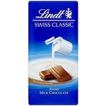 Lindt Swiss Classic Milk Chocolate 100g
