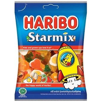 HARIBO FRUIT & COLA STARMIX GUMMY 80G