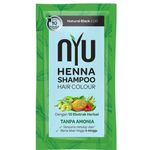 Nyu Henna Shampoo Hair Color Natural Black 20ml
