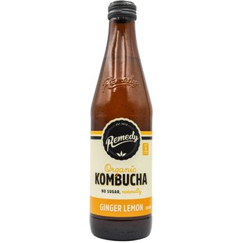 Remedy Organic Kombucha Ginger Lemon Drink 330ml