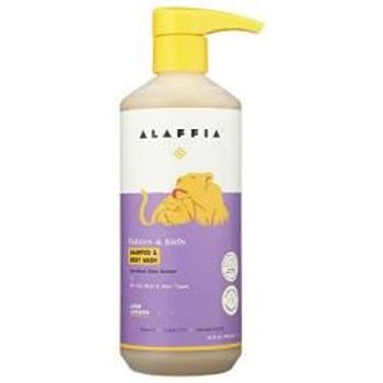 Alaffia Kids Shampoo & Body Wash - Lemon Lavender 500ml