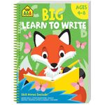 School Zone Big Spiro Workbook Writing