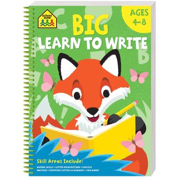 School Zone Big Spiro Workbook Writing