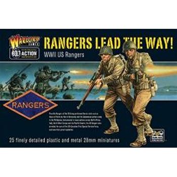 Warlord Games Bolt Action Rangers Lead The Way! US Rangers 1 56 WWII Military Wargaming Figures Plastic Model Kit