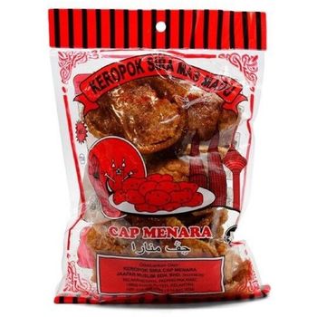 Cap Menara Fish crackers instant keropok Sira Mas Madu 80g