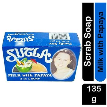 Sutla 2in1 Cold Processed Milk With Papaya Bar Soap