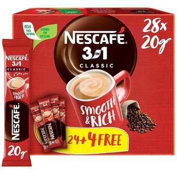 Nescafe Blend And Brew 3 in 1 28pcs x 20g