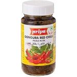 Priya Gongura Red Chilli Pickle Hibiscus Cannabinus Pickle 300 Gramsgm
