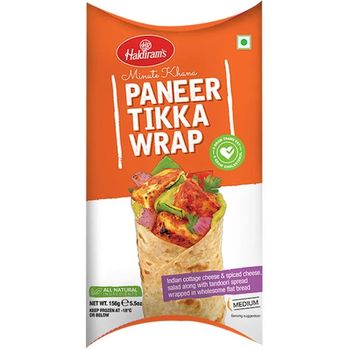 Haldiram's Desi Wraps Panner Tikka 156g
