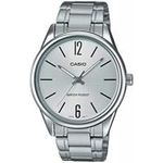 Casio #mtp-v005d-7a Men's Standard Stainless Steel Silver Dial Analog Watch