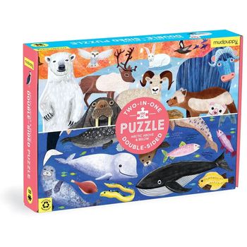 Mudpuppy 100 Piece Double Sided Puzzle Arctic Above And Below