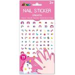Avenir Large Nail Stickers Unicorn