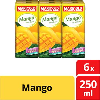 Marigold Packet Fruit Mango 6 x 250ml