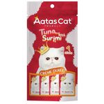 Aatas Cat Creme Puree Tuna with Surimi 4 x 14g