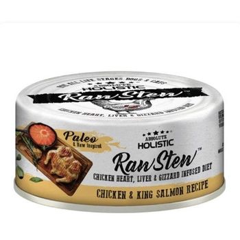 Absolute Holistic Pet Food Raw Stew Chicken And King Salmon 80g