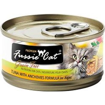 Fussie Cat Tuna & Anchovy 80g Can