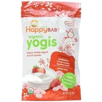 Happy Baby Organic Family Happy Baby Organic yogis Yogurt Snacks Strawberry 28g