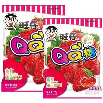 Want Want Qq Candy Strawberry