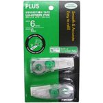 Plus Correction Tape Whiper Mini Roller WH-606R-2P