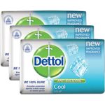 Dettol Cool Antibacterial Soap 3 x 65g