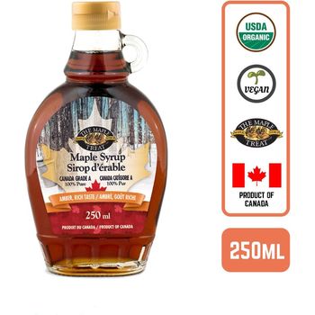 L.B Maple Treat Organic Maple Syrup Amber Rich 250ml