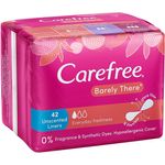 Carefree Liners Barely There Unscented 42 Pack