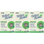 Now Foods Betterstevia Organic 75 Packets box 2-pack