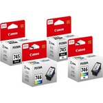 Canon Ink Cartridge PG-745 / 745XL Black / CL-746 / 746XL Color