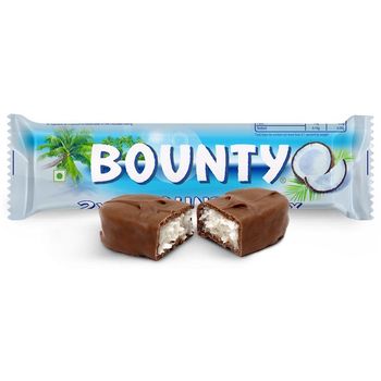 Bounty Coconut And Milk Chocolate Bars 57g
