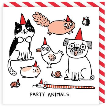 Ohh Deer Party Animals Greeting Card