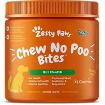 Zesty Paws Chew No Poo Bites Soft For Dogs Gut 315g