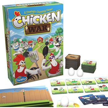 ThinkFun Chicken War Board Game Strategic Guessing Game 8