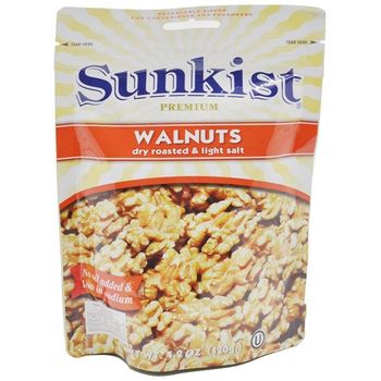 Sunkist Walnuts Dry Roasted And Light Salt 120g