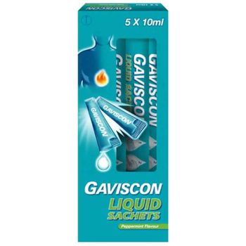 Gaviscon Peppermint Liquid Sachet 5S X 10ml
