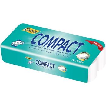 Cutie Compact Toilet Tissue Rolls 10s