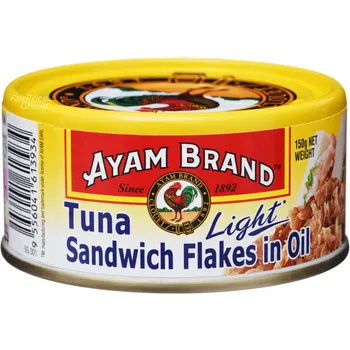 Ayam Brand Tuna Sandwich Flakes Oil Light 150g