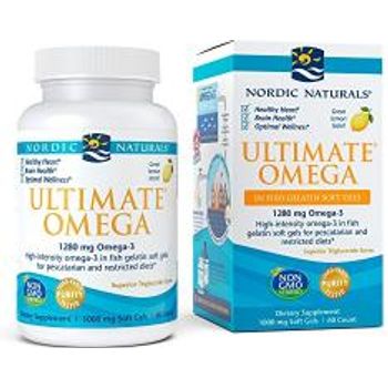 Nordic Naturals Ultimate Omega Fish Gels Support for a Healthy Heart 60 Soft Gels