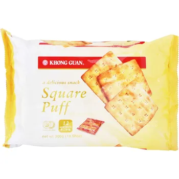 Khong Guan Crackers Square Puff 300g