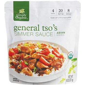 Simply Organic General Tso's Simmer Sauce Certified Organic 230g