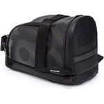 Fabric Contain Small Saddle Bag Black